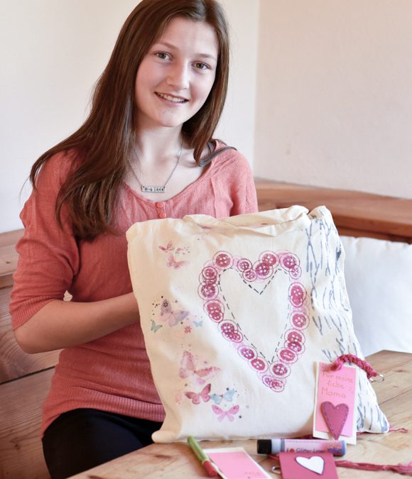 Borsa in cotone colorata #3020