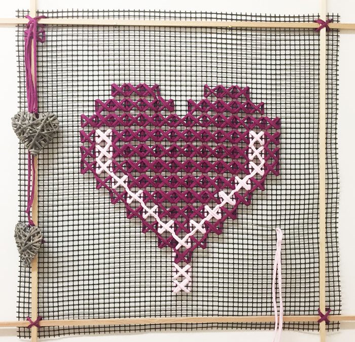 Punto croce Cuore XXL # 3073
