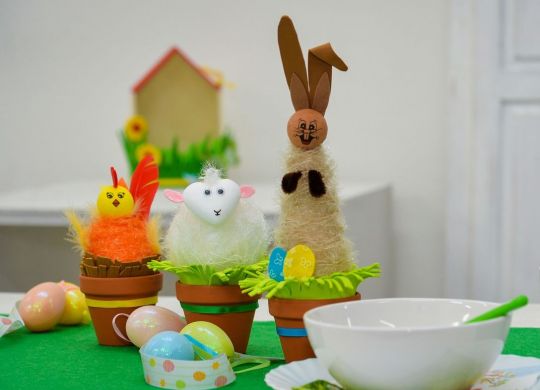 #3171 Österliche Kindertischdeko Titel