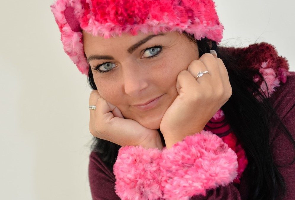 Morbidi accessori moda….. fascia, colletto e scaldapolsi #3179