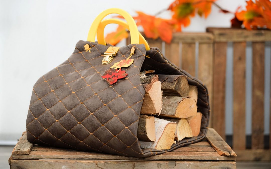 Borsa legno in similpelle #3195