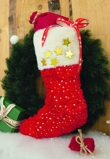 Weihnachtsstrumpf – Plush stars #3262