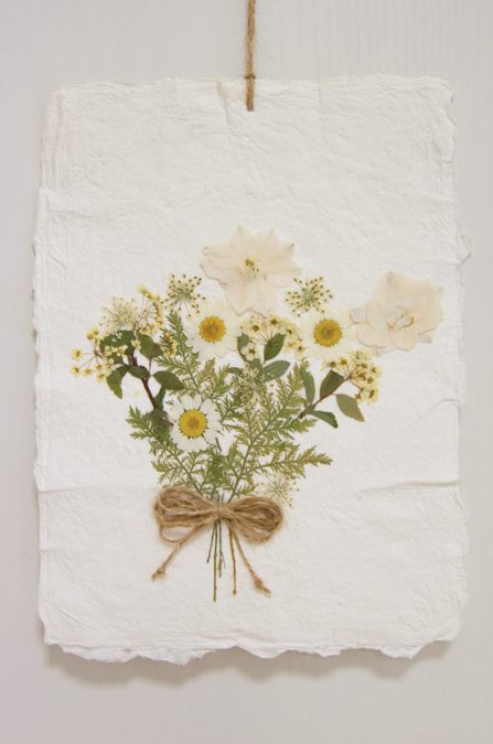 DIY paper with flowers #3292