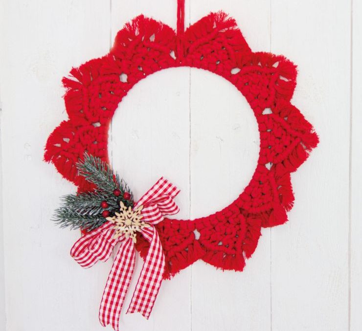 Makramee Boho-Weihnachtsgirlande #3311