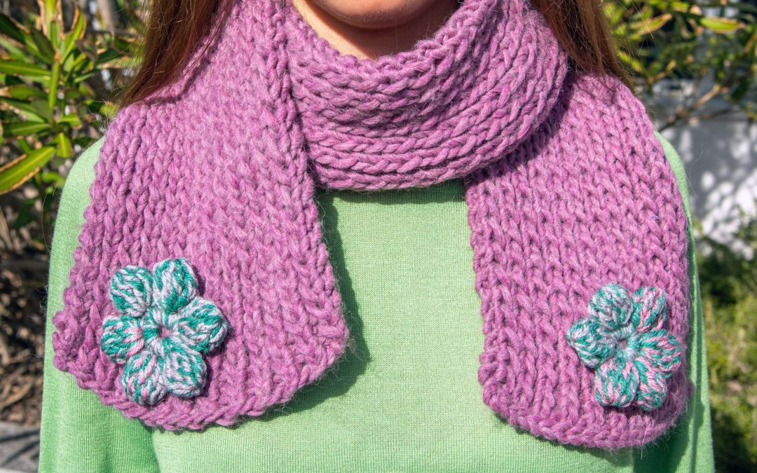 Schal aus Alpaca Wolle #3357