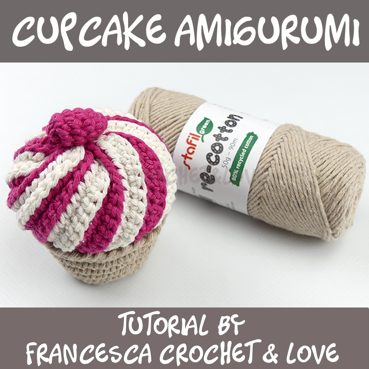 Amigurmi: Cupcake a spirale #3376 – Stafil – ricamo, bigiotteria e  hobbistica