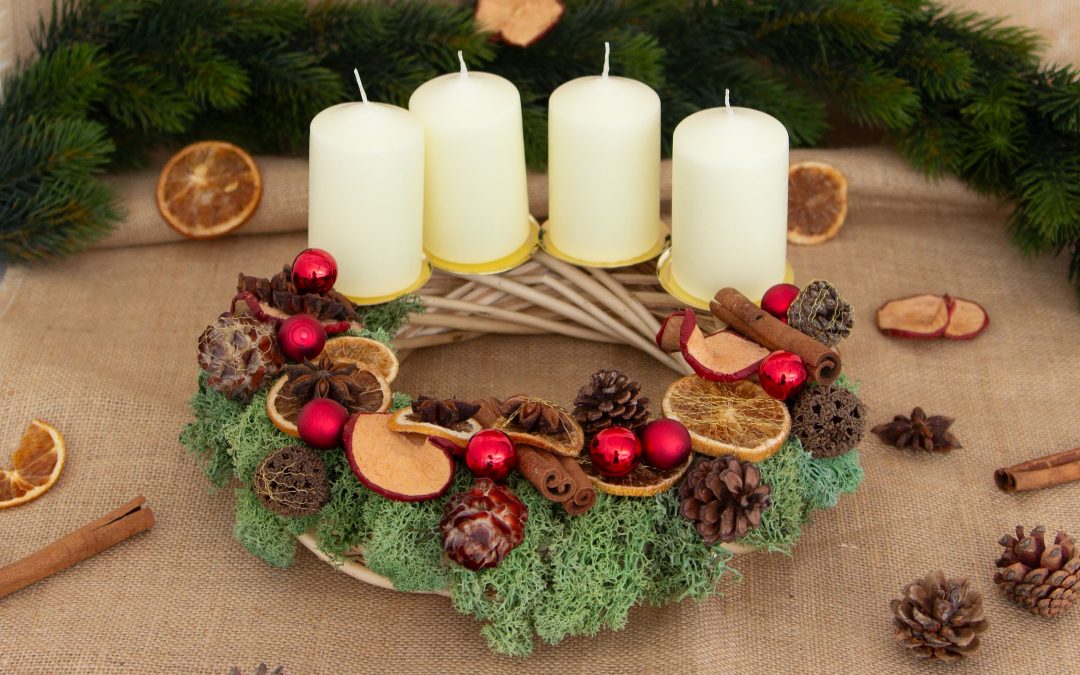 Natürlicher Adventskranz