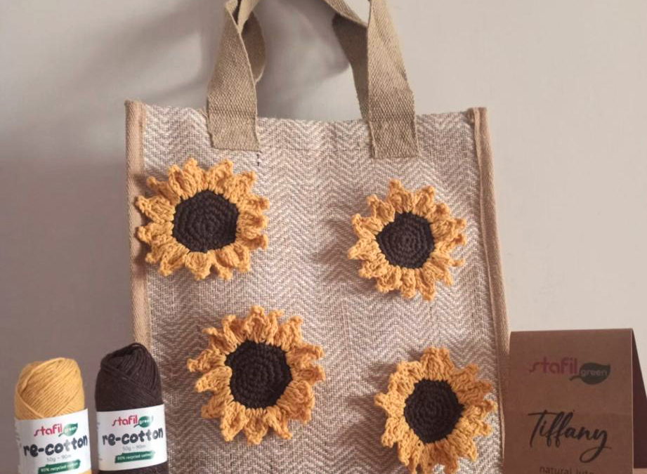 Tasche Tiffany mit Sonnenblumen #3469