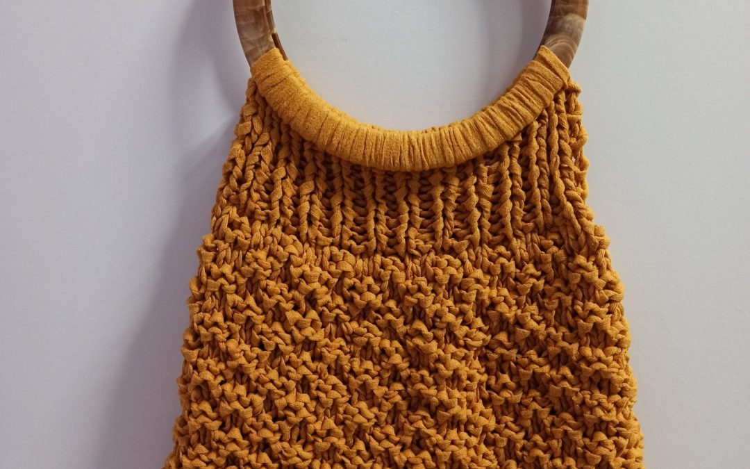 Ribbon Gestrickte Tasche #3566