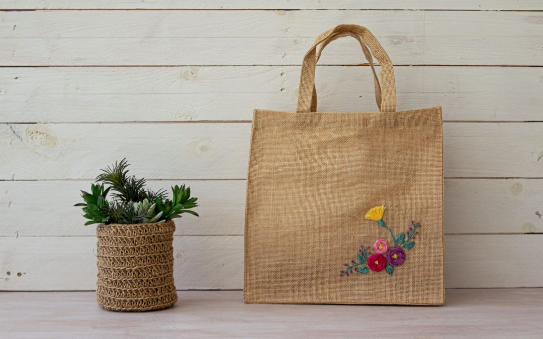 Bestickte Spring Tasche #3609